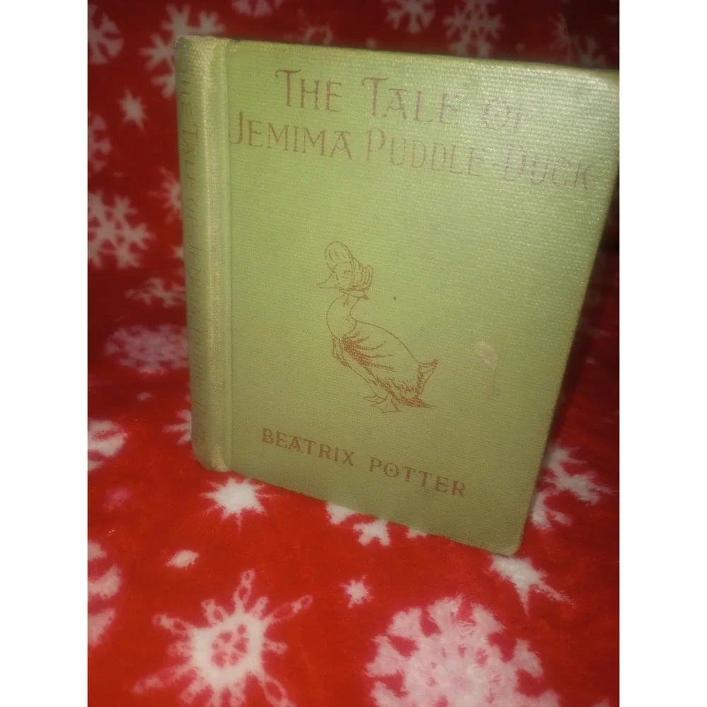 Beatrix Potter Lot Of (3) 1907-08 Books Puddle Duck, Tom Kitten And Peter Rabbit
